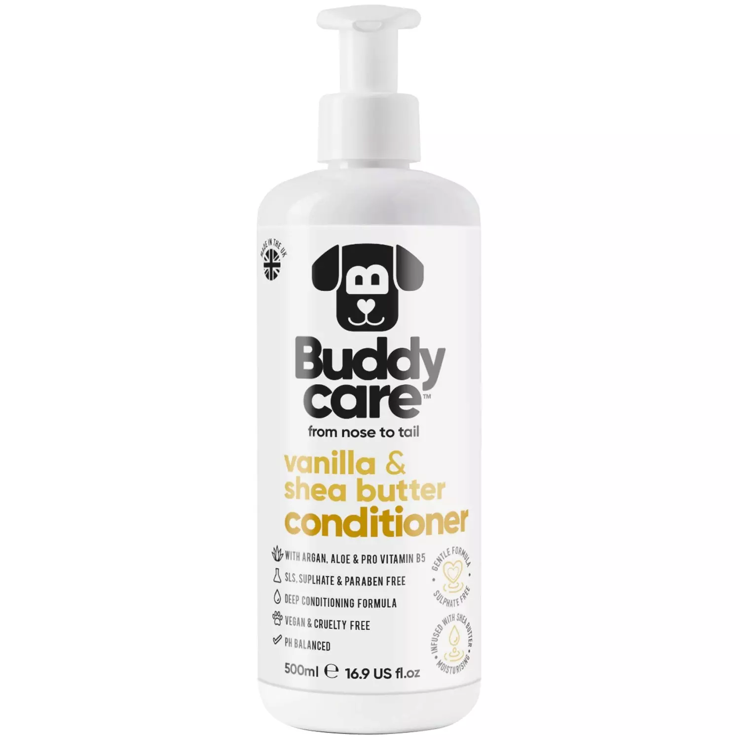 BuddyCare Dog Conditioner - Vanilla & Shea Butter