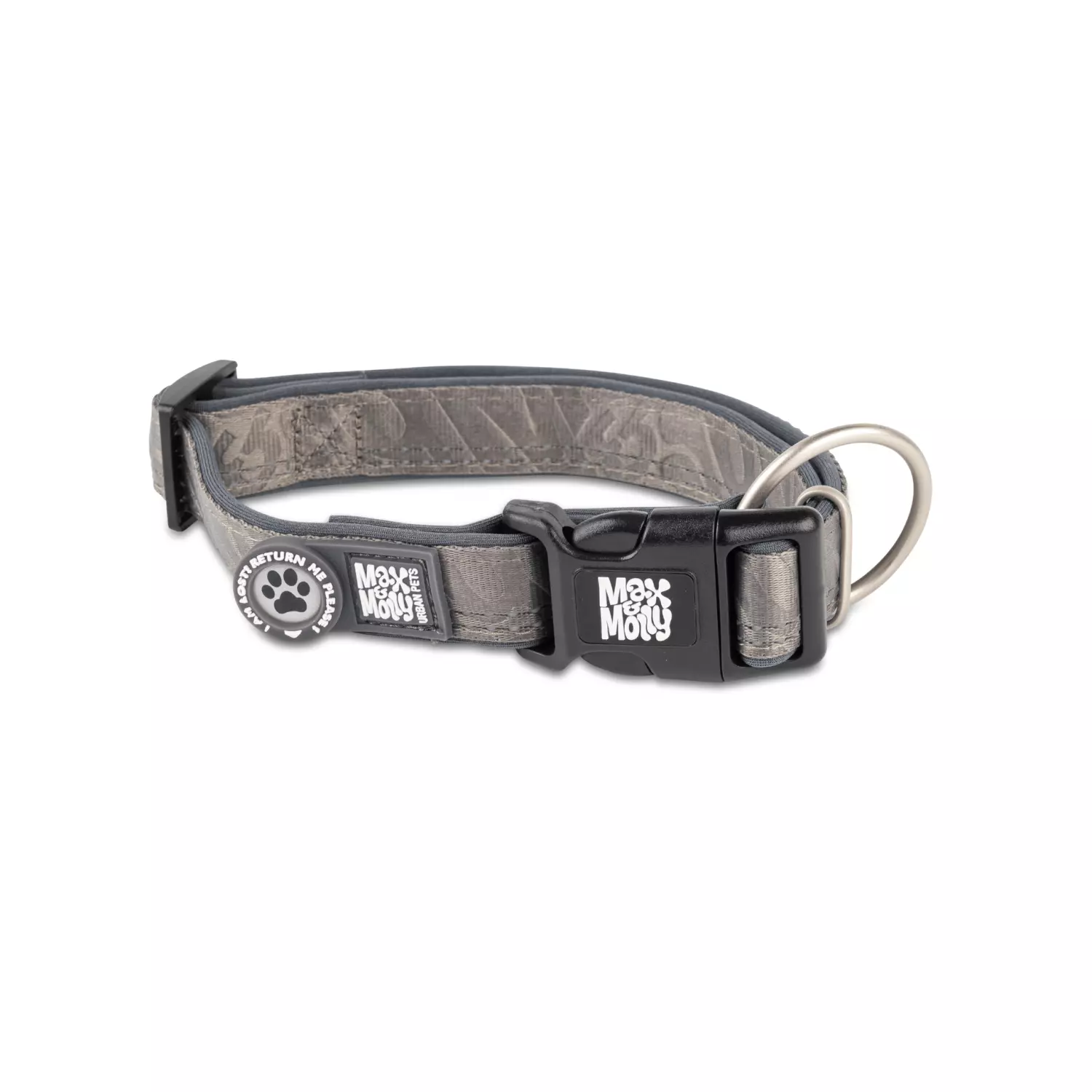 Max & Molly Smart ID Collar - Matrix 2.0 Stone/XS