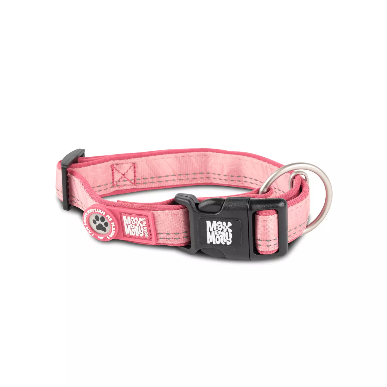Max & Molly Smart ID Collar - Matrix 2.0 Rose/S