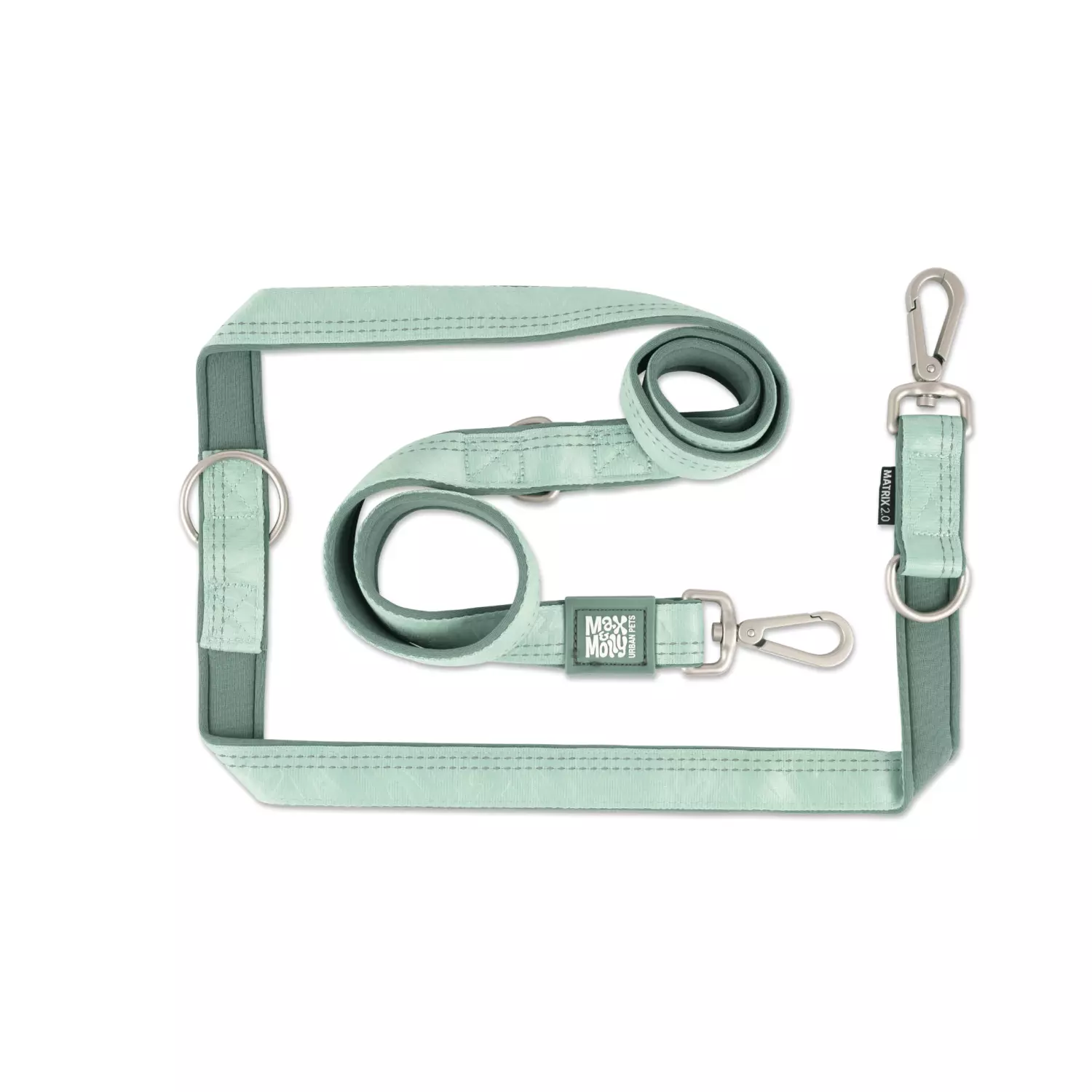 Max & Molly Multi-Function Leash - Matrix 2.0 Jade/XS