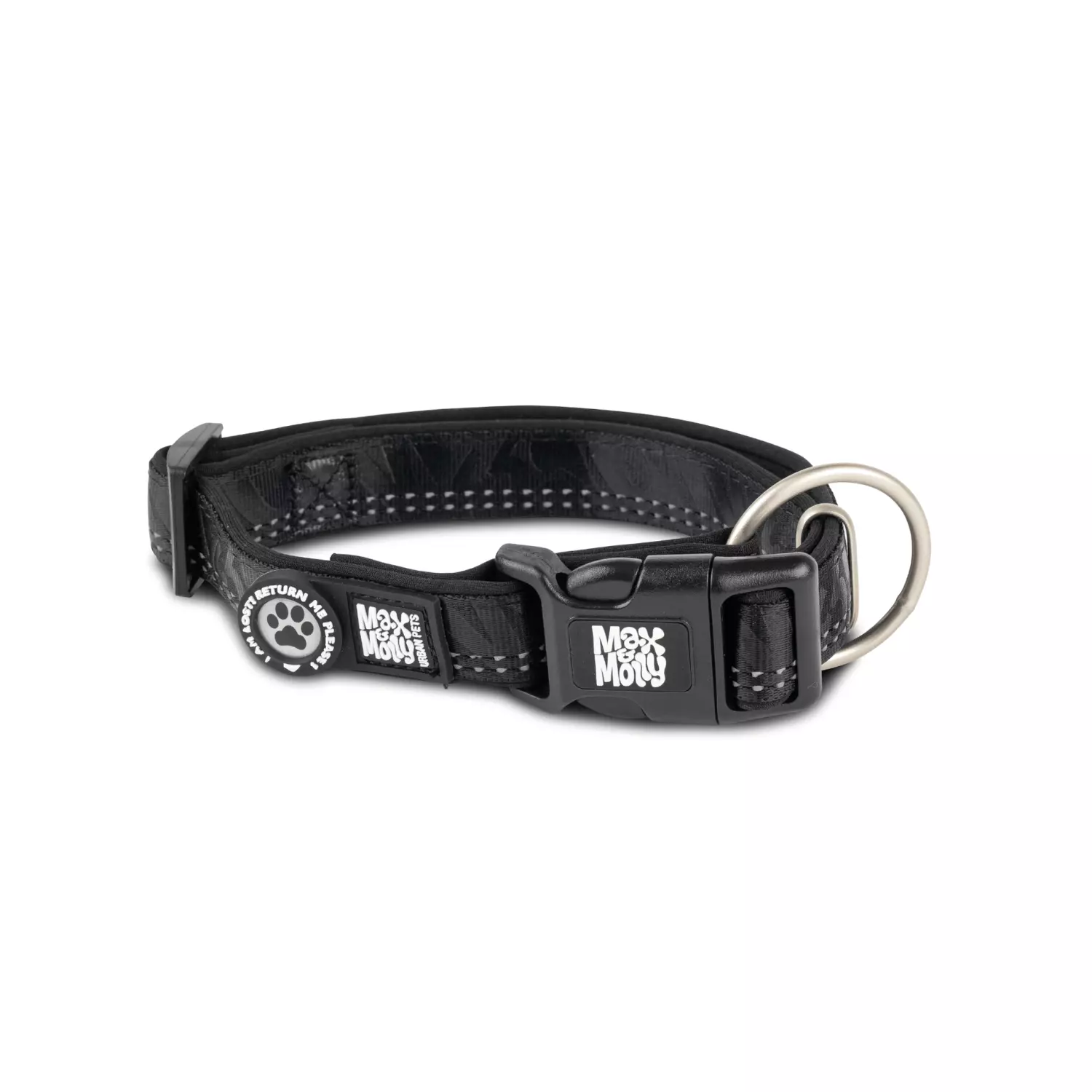 Max & Molly Smart ID Collar - Matrix 2.0 Black/L