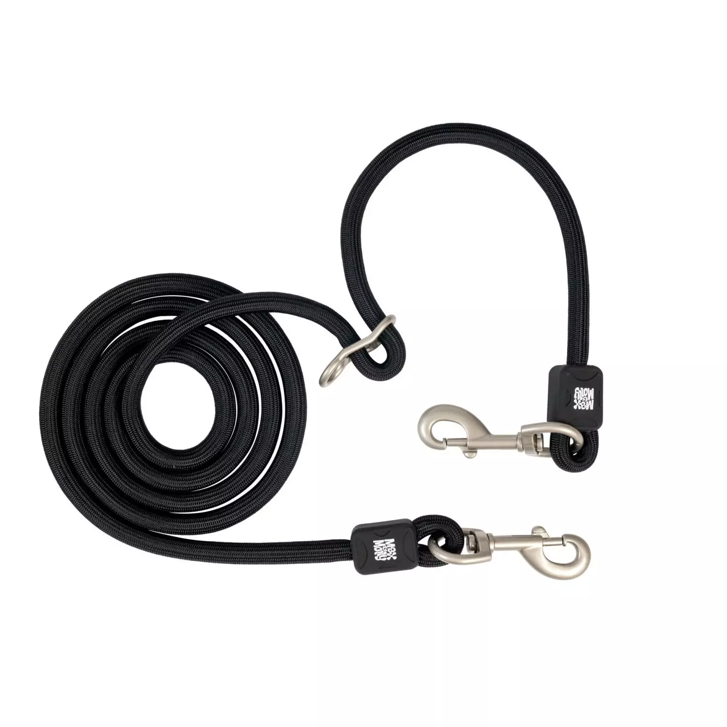 Max & Molly Rope Leash 2m Ø 10mm - Matrix 2.0 Black/M-L