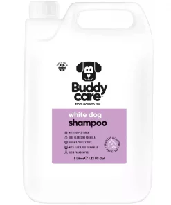 BuddyCare Dog Shampoo - White Dog - 5liter