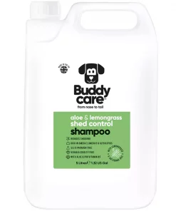 BuddyCare Dog Shampoo - Shed Control Aloe & Lemongrass - 5liter