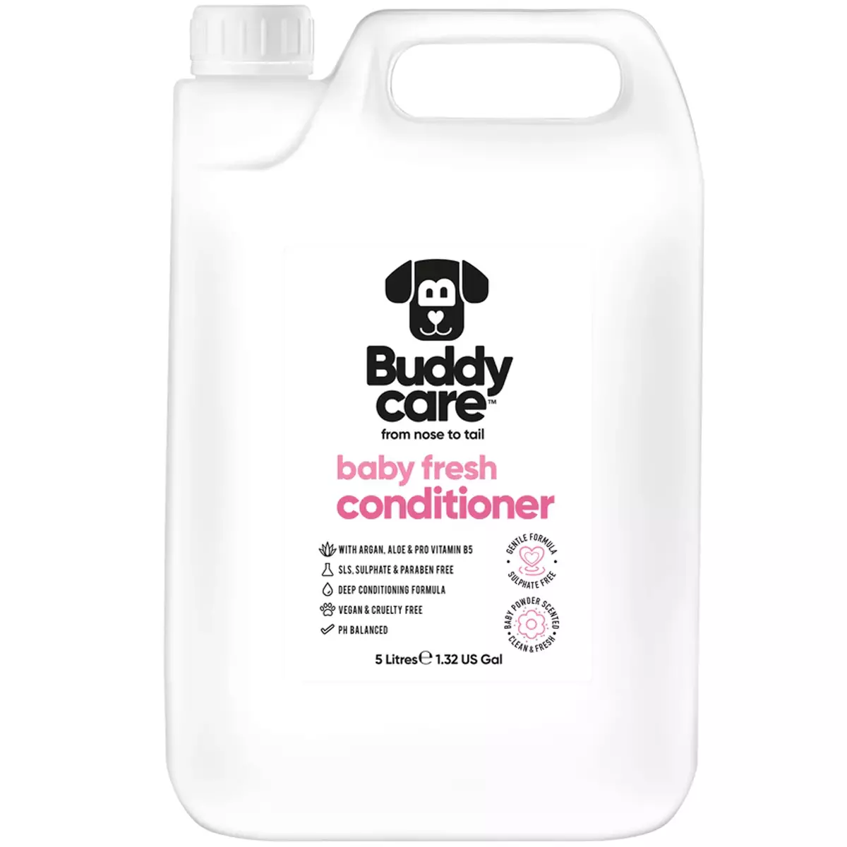 BuddyCare Dog Conditioner - Baby Fresh - 5liter