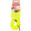 Dog Training and tracking leash Caspar Fluo yellow 15m 17mm