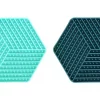Lick pad (slikkematte) Leki Hexagon ass farger 20x22cm