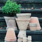 La Plage Nature Ø25/H21cm ink. underskål