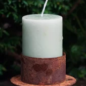 Lucy - Ø 10 lysestake/lokk i rust