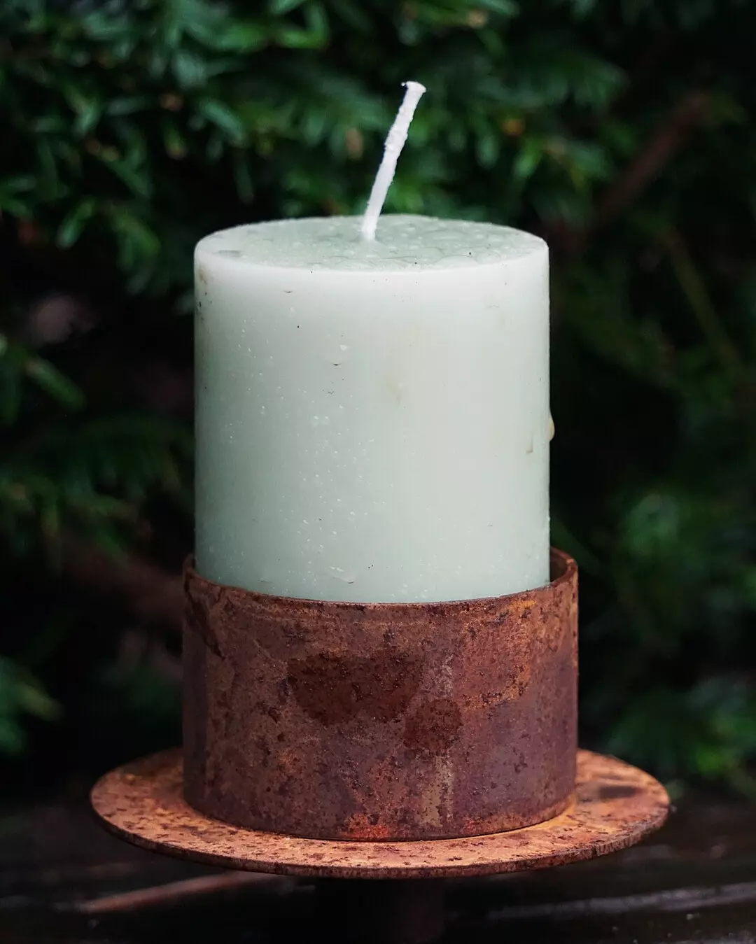 Lucy - Ø 10 lysestake/lokk i rust