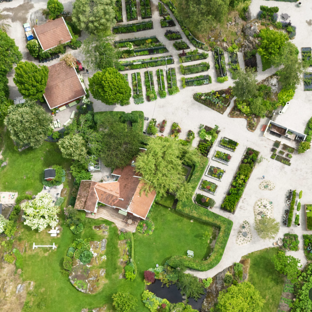 Flyfoto av Lundbergs planteksole