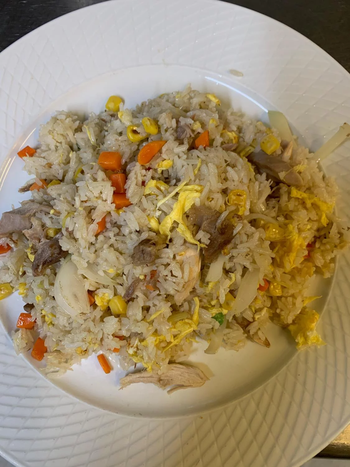 L1. Stekt ris m/kylling