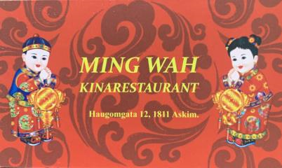 MING WAH KINARESTAURANT Hao Ming Song