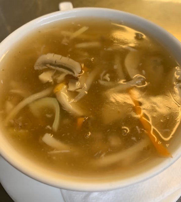 2. Kylling & champignon suppe