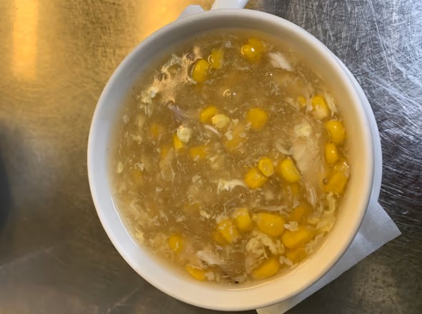 3. Kylling suppe med mais