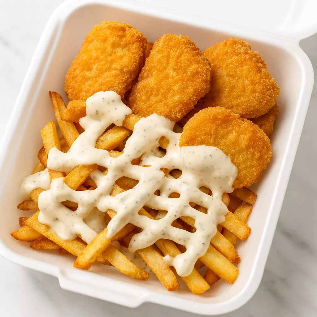 8Stk Nuggets med chips