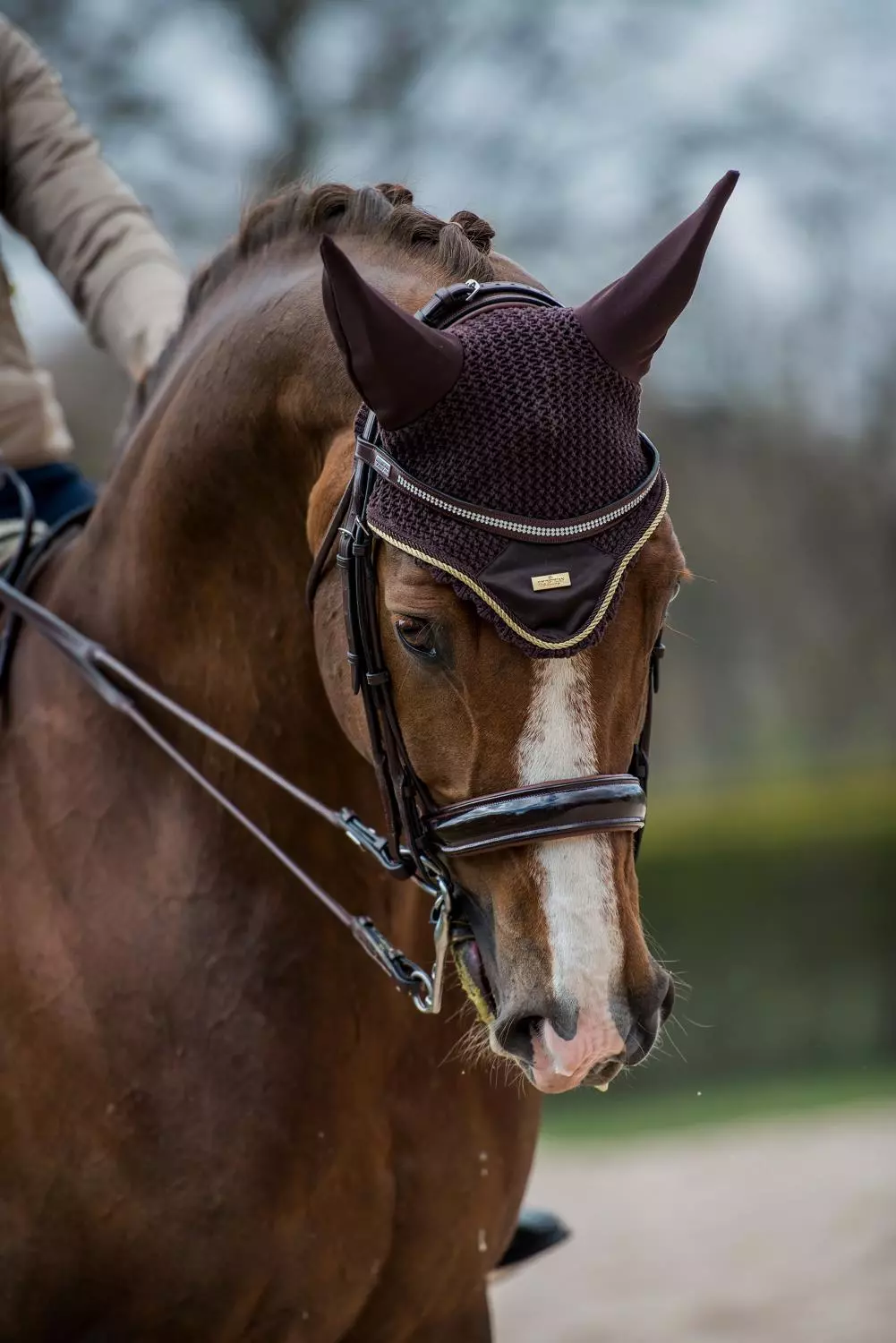 Equestrian Stockholm Golden Brown ørehette