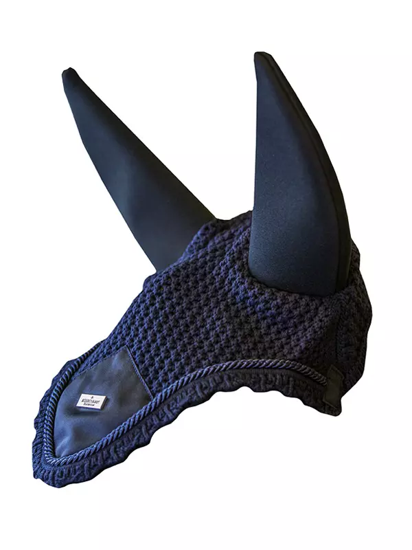 Equestrian Stockholm Padded Navy (sølv) ørehette
