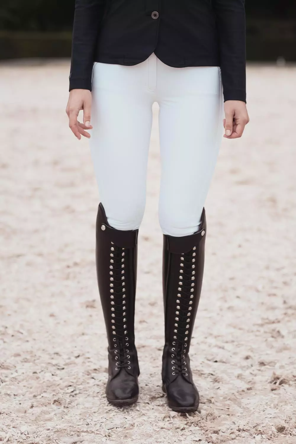 Equestrian Stockholm Elite Dressage Ridebukser F/G - Hvit