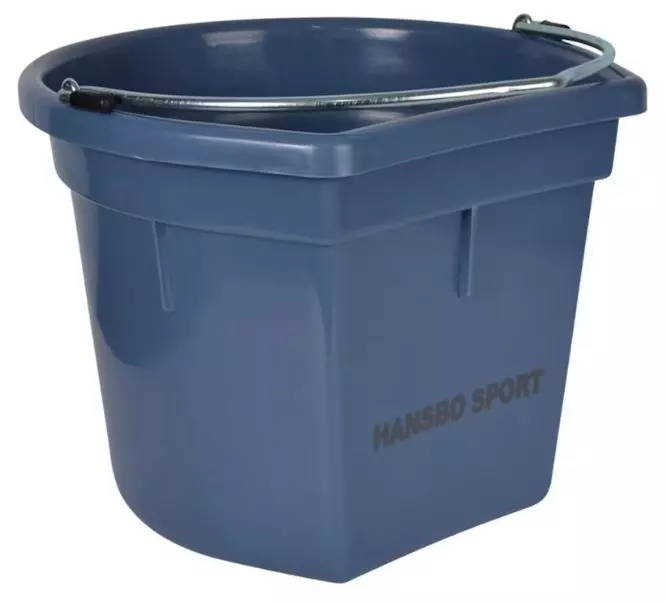 Hansbo Sport Bøtte med flat bakside 20 L - Dueblå