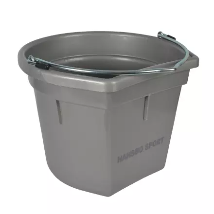 Hansbo Sport Bøtte med flat bakside 20 L - Sølv