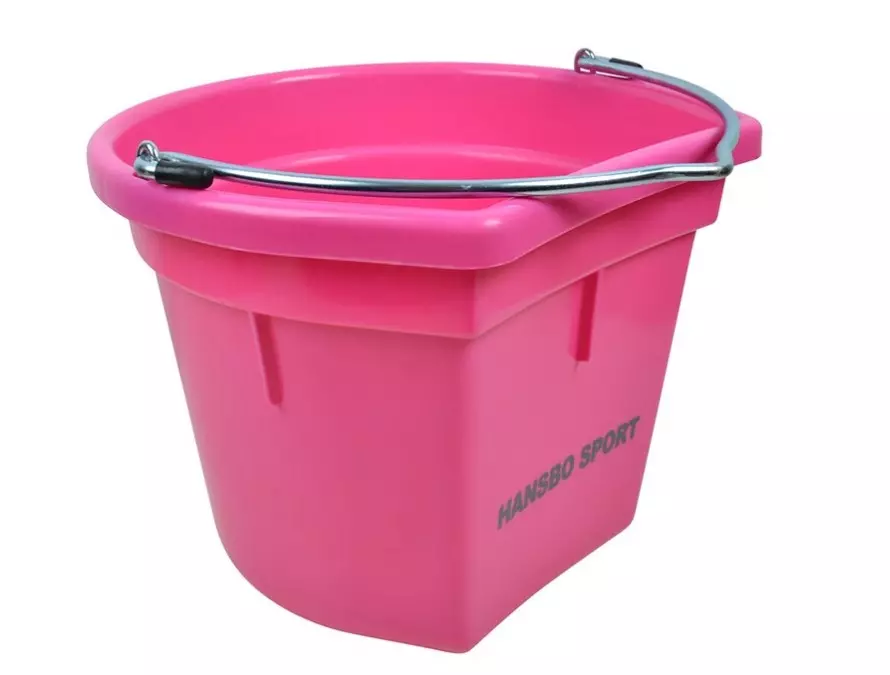 Hansbo Sport Bøtte med flat bakside 20 L - Rosa
