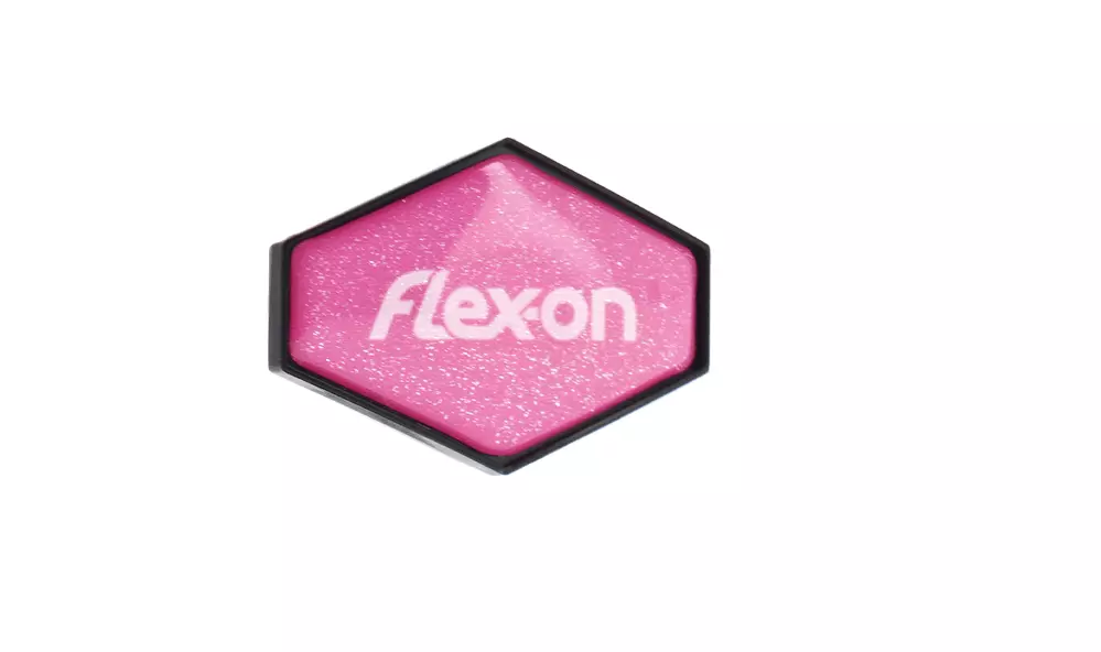 Flex-On Magnet Armet Hjelm - Silver Pink
