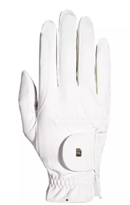 Roeckl Grip Ridehanske - Hvit