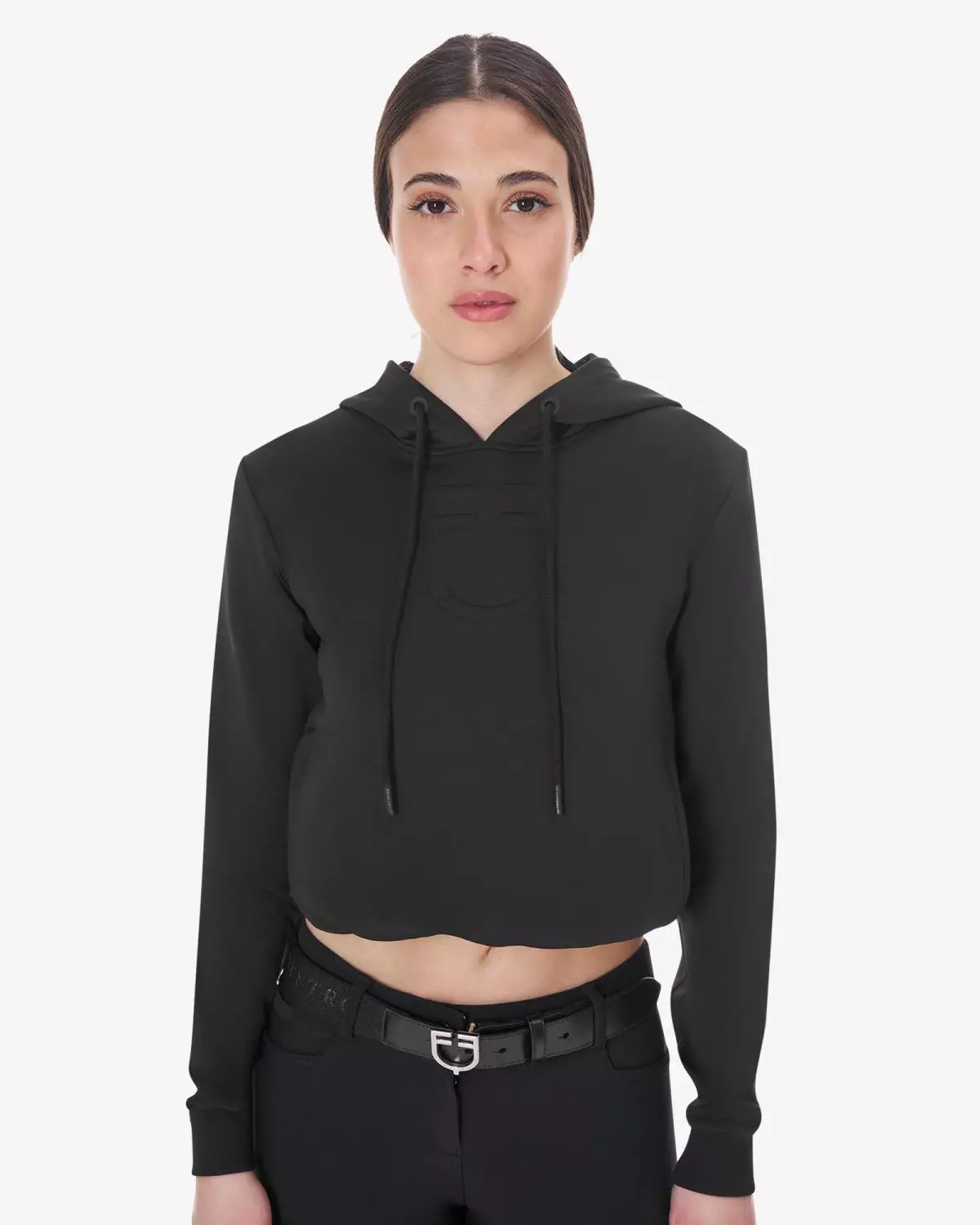 Equestro Cut out Hoodie - Hettegenser