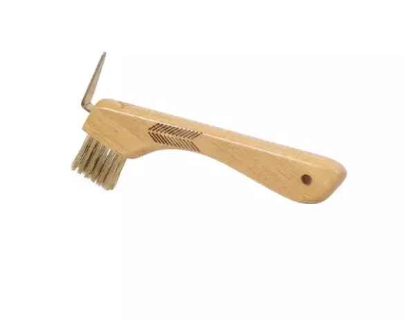 Grooming Deluxe Hoof Pick - Hovkrok med metallbørste