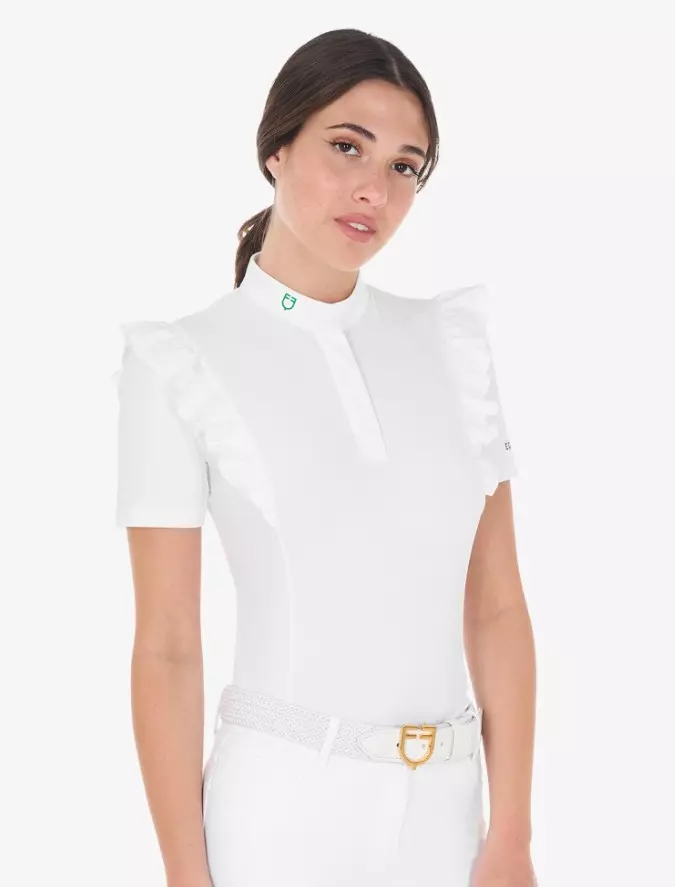 Equestro Stevneskjorte med rysjer