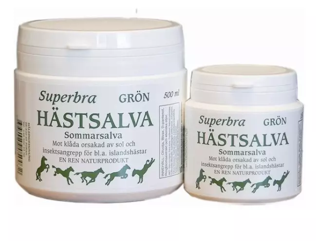 Superbra Hestesalve Grønn 500 ml