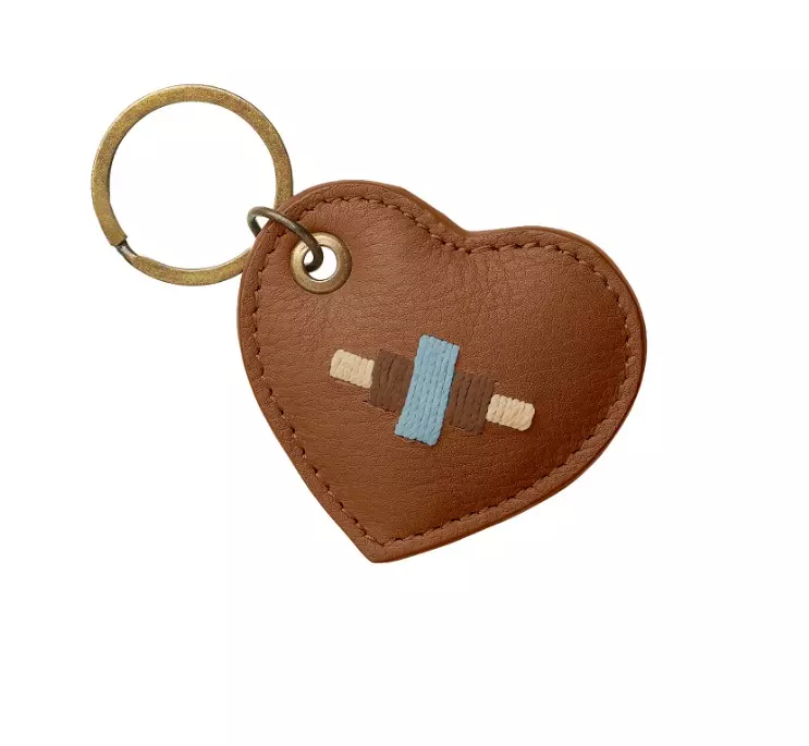 Pampeano Vida Heart Nøkkelring - Tan