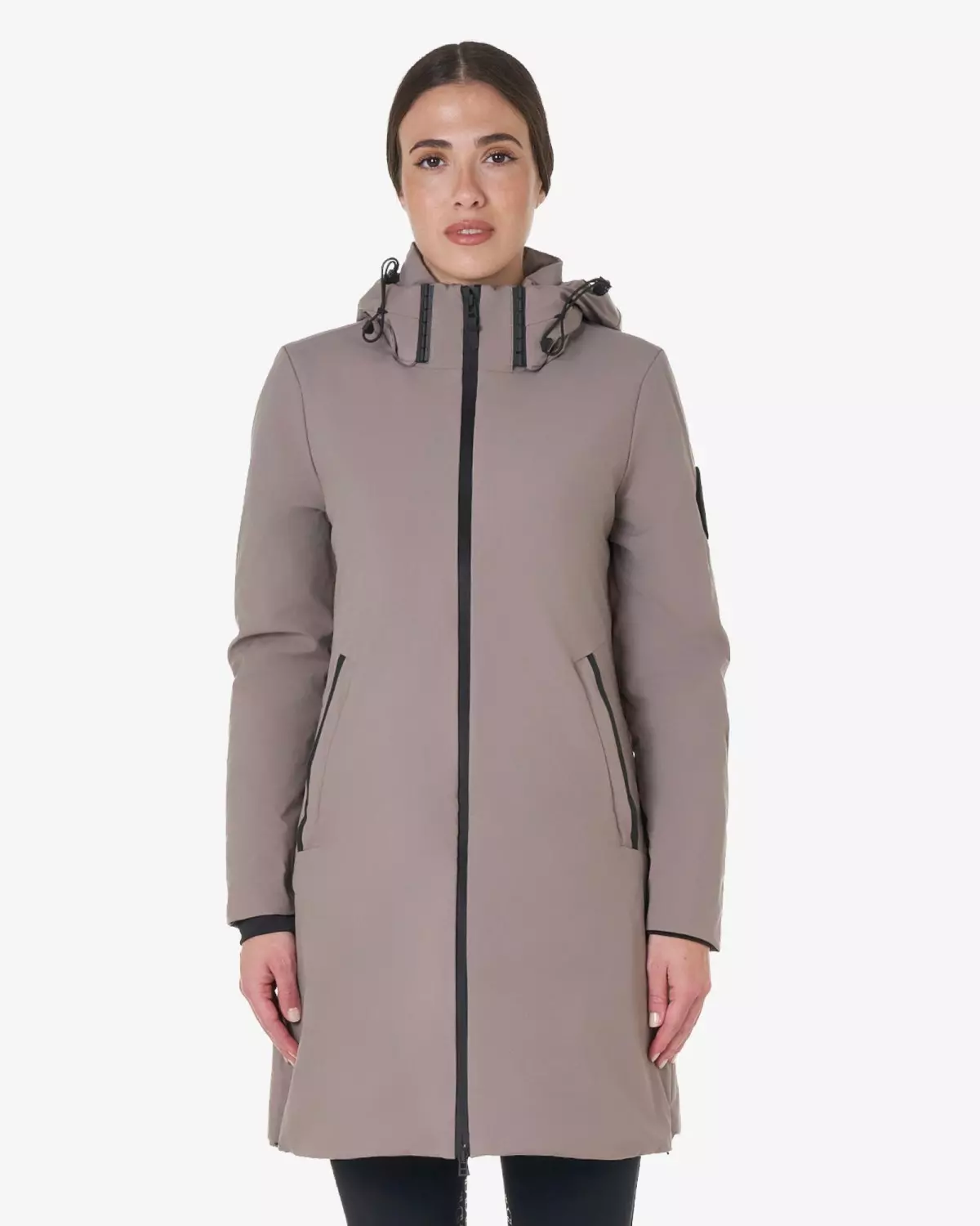 Equestro Long Puffer Jacket - Parkas