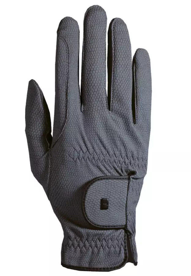 Roeckl Grip Ridehanske Anthracite Grå