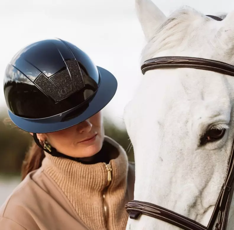 KASK Kooki Lady Swarovski Carpet Black Shine