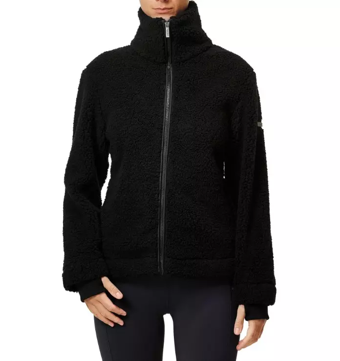 Equestrian Stockholm Teddy Fleece Jacket - Black