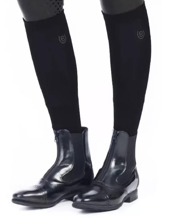 Equestrian Stockholm Bamboo Blend Ridestrømper Junior - Black