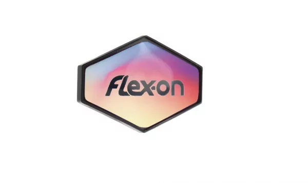 Flex-On Magnet Armet Hjelm - Silver Gradient Pink