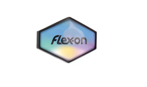 Flex-On Magnet Armet Hjelm - Silver Gradient Blue