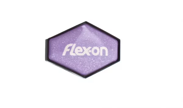 Flex-On Magnet Armet Hjelm - Silver Fresh Lilla