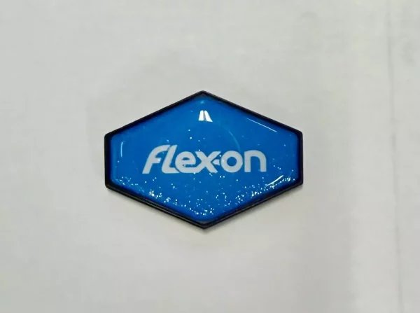 Flex-On Magnet Armet Hjelm - Silver Cyan