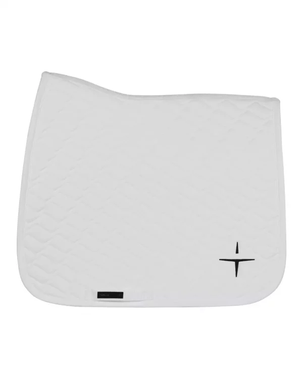 Trolle Projects Shevron Tech-Jersey Dressage Saddle Pad - Hvit