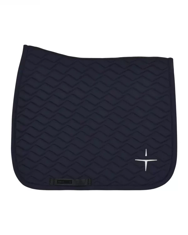 Trolle Projects Shevron Tech-Jersey Dressage Saddle Pad - Navy