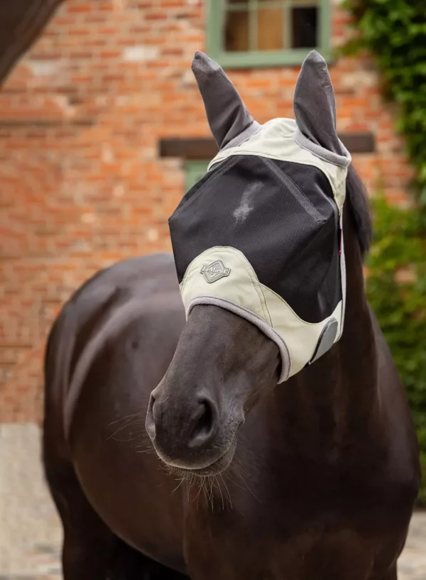 Le Mieux Visor-Tek Half Fly Mask Fern - Fluemaske