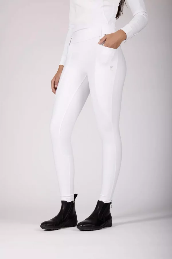 Kingsland Kristin Ladies A Shape F.Grip Pull Up Breeches - Hvit