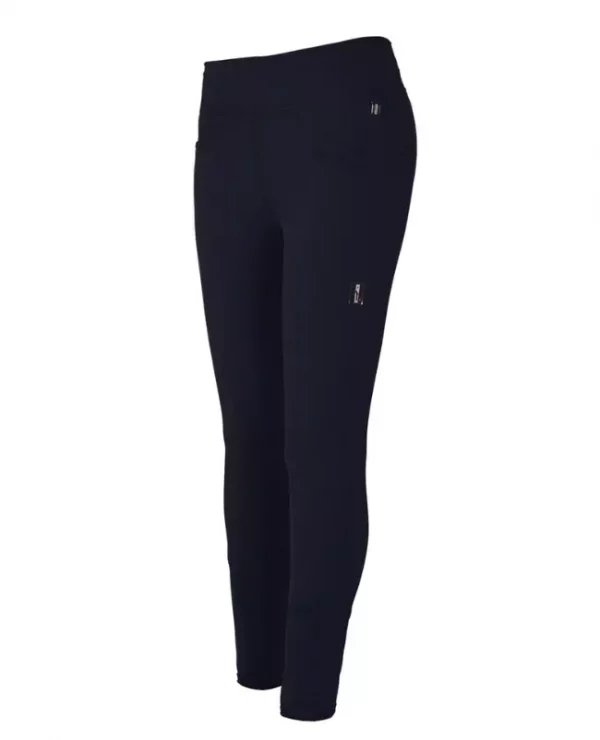 Kingsland Classic Ladies Brushed F-Grip Tights - Navy
