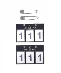 Kingsland Classic 3-Pocket Number Plate -  2-Pack