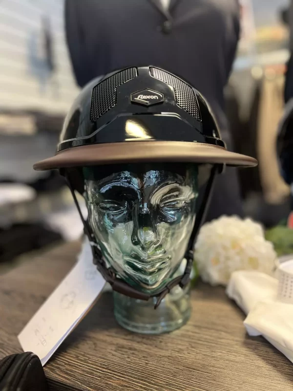 Flex-On Helmet Star Black M Chinstrap Dark Brown S1 Angel