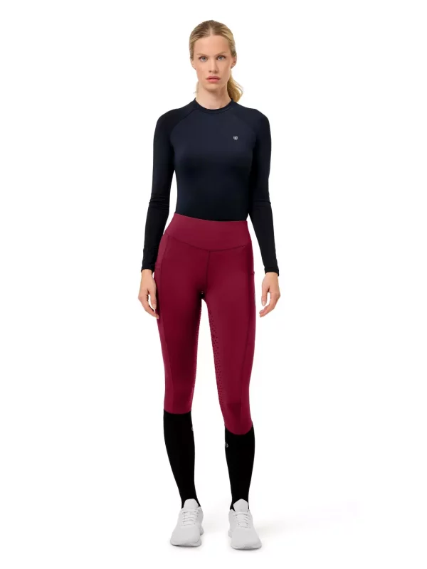Riding Thights Movement Full Seat - Merlot
